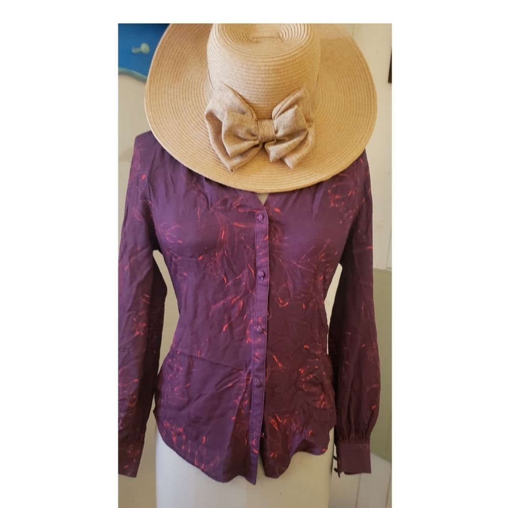 Flowy work blouse